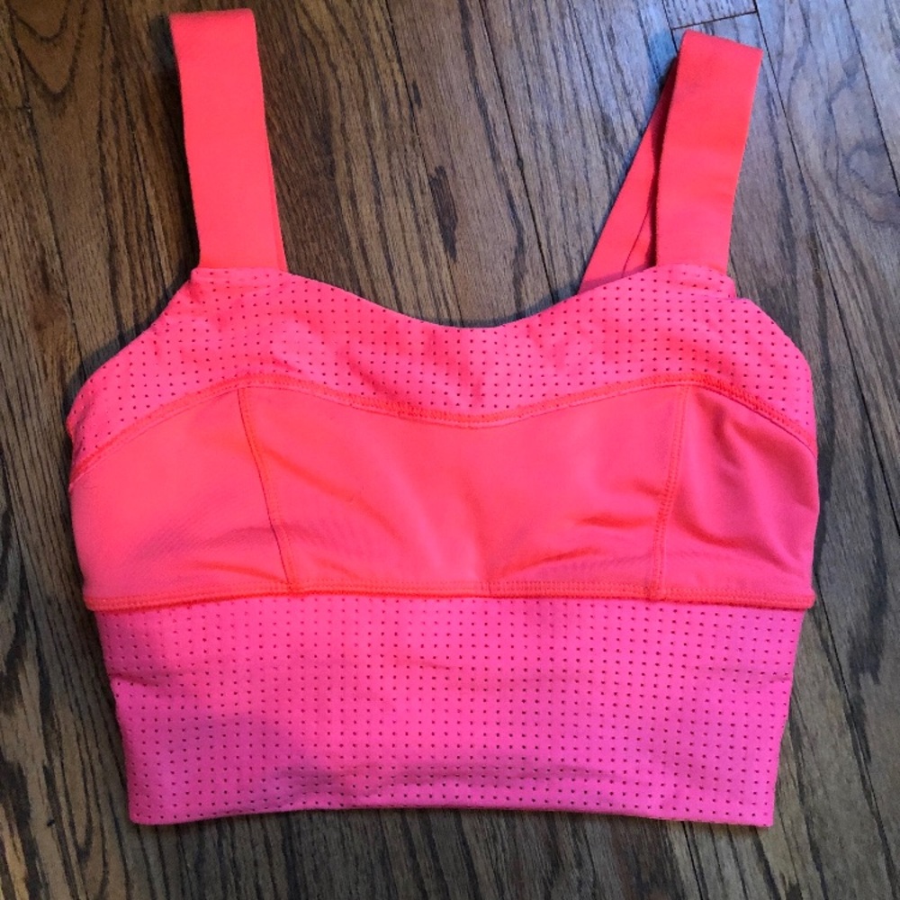 Lululemon Size 2 EUC Sports Bra! coral/pink!